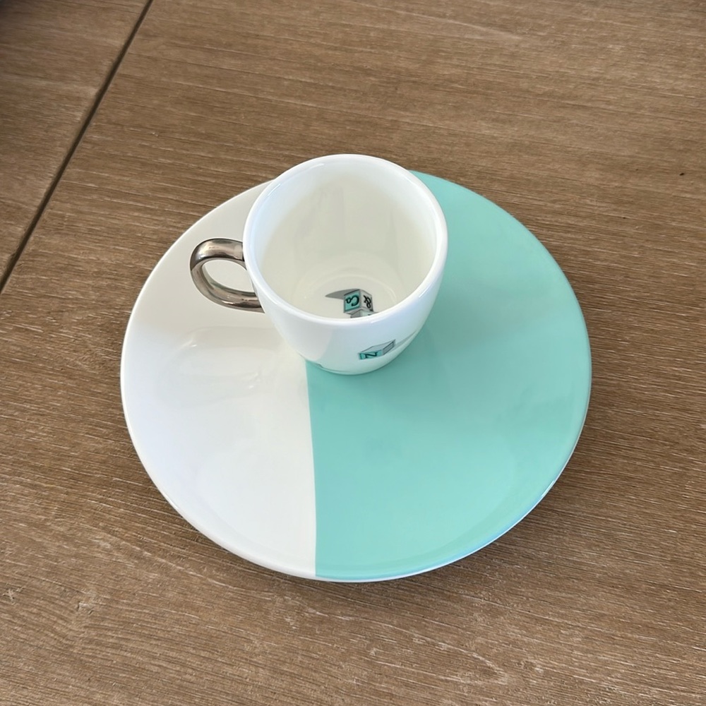 Tiffany & Co baby cup and saucer